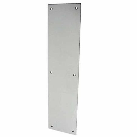 Placa de empuje 4" x 16" acero inoxidable Imperial USA