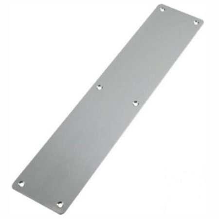 Placa de empuje 4" x 16" acero inoxidable Imperial USA