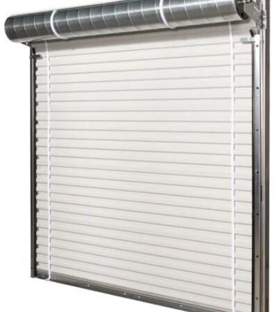 Cortina Enrollable Janus Modelo 650 para self storage y aplicaciones comerciales ligeras