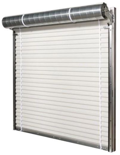 Cortina Enrollable Janus Modelo 650 para self storage y aplicaciones comerciales ligeras