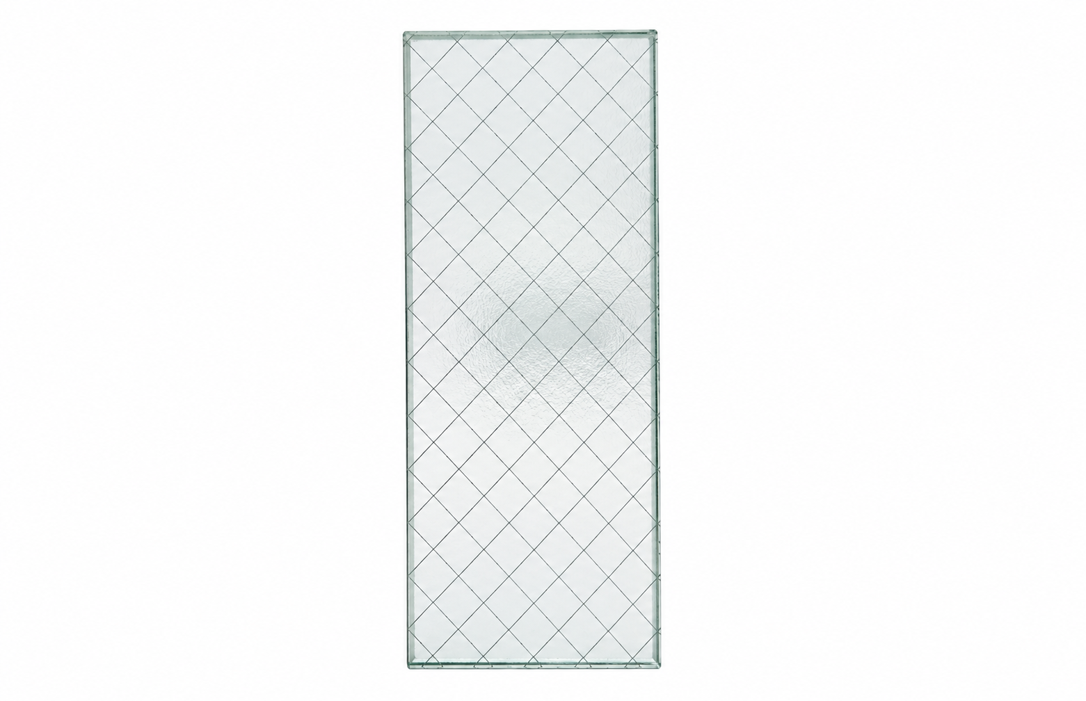 Vidrio Alambrado de Seguridad 0.5 x 26 pulgadas para puertas y ventanas industriales