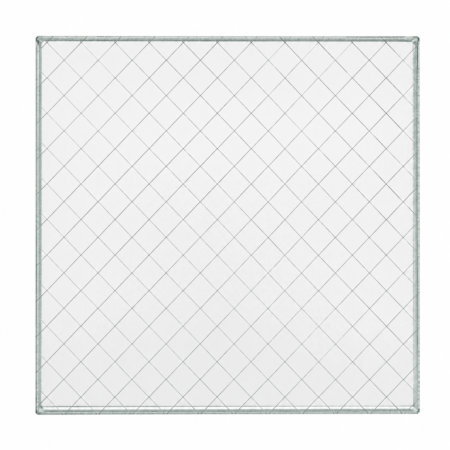 Vidrio Alambrado de Seguridad 23 x 23 pulgadas para puertas y ventanas industriales