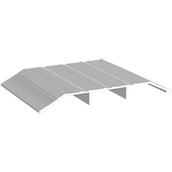 Sardinel Cal Royal 1/2" x 5" x 36" CR2710536 Aluminio