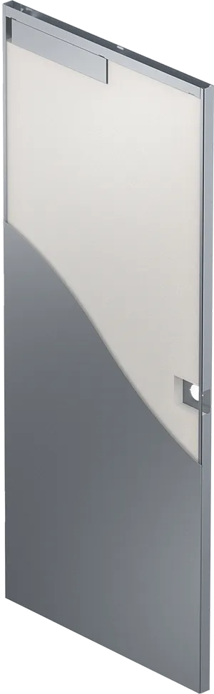 Puerta Metálica Daybar Modelo Delta R7 Calibre 18 con aislamiento térmico para aplicaciones comerciales e industriales